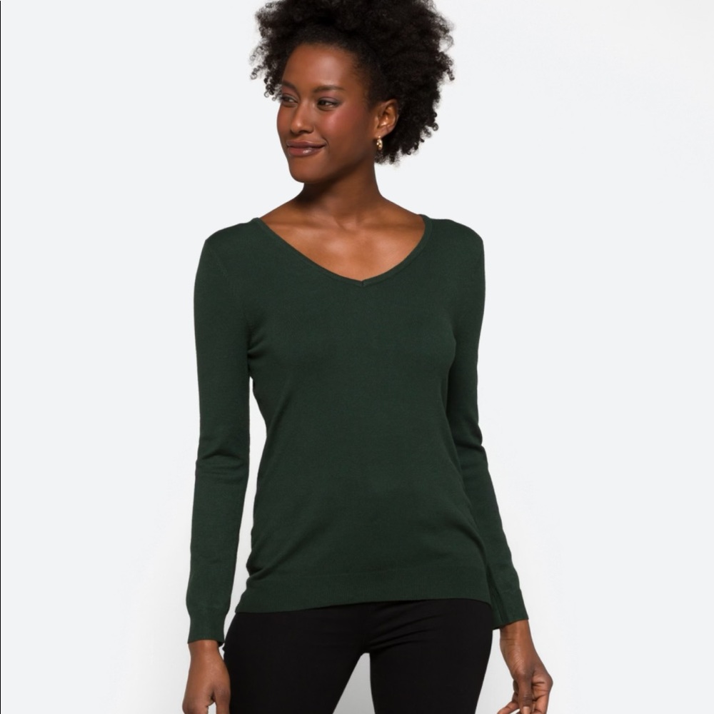 Love Ellie Green Cross Strap Back Pull Over, Worn Once
